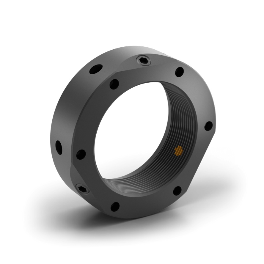 KMTA - Präzisions-Wellenmutter, schwere Reihe mit drei radialen Sicherungsstiften