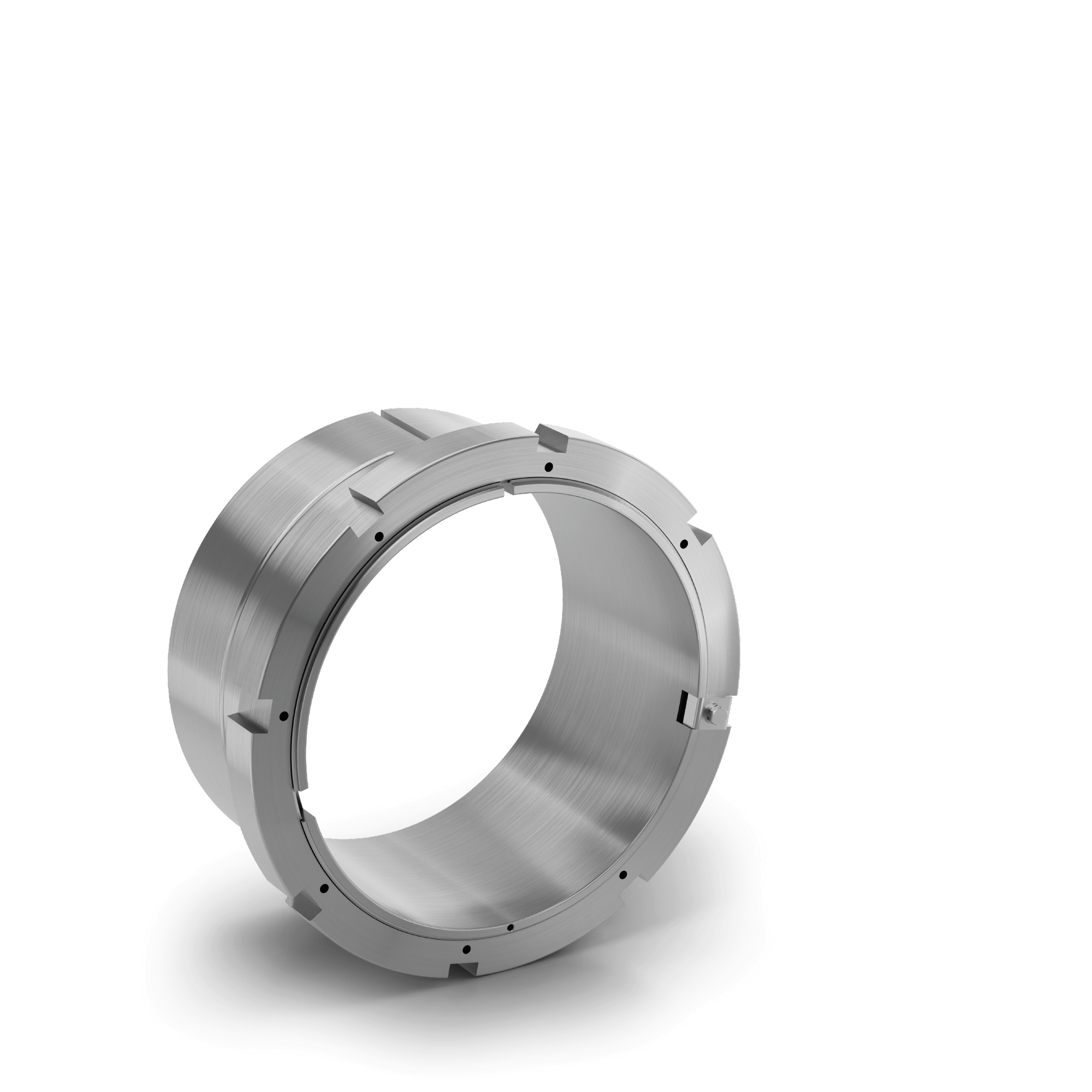 Baugruppe: Spannhülse mit Ölkanälen innen und aussen (H..HB) Wellenmutter (HM) Sicherungsbügel (MS)