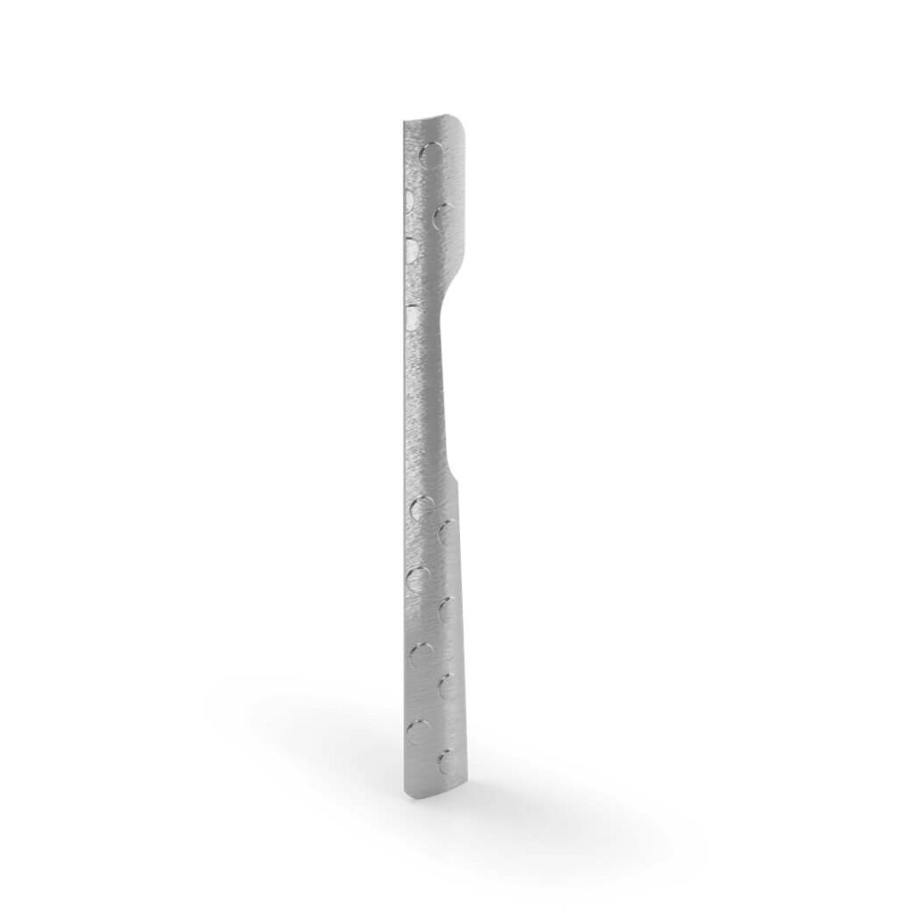 3D-gedrucktes, bogenförmiges Bauteil aus Stahl