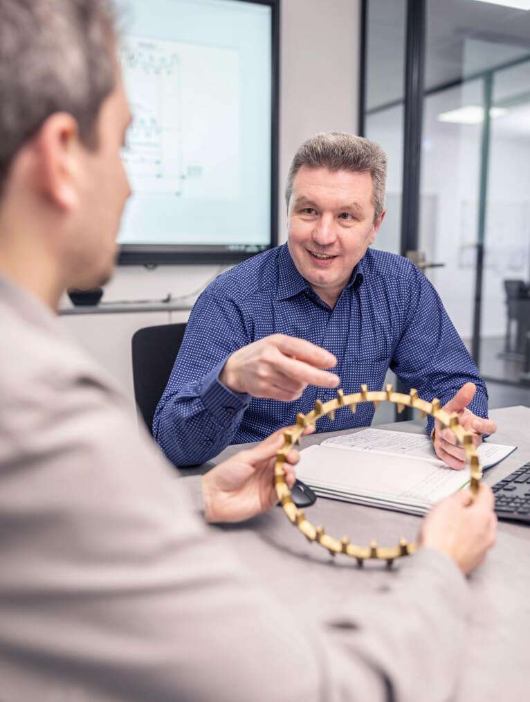 Technische Expertise trifft Kundenanforderung – HSP entwickelt präzise Lösungen im engen Austausch mit dem Kunden.