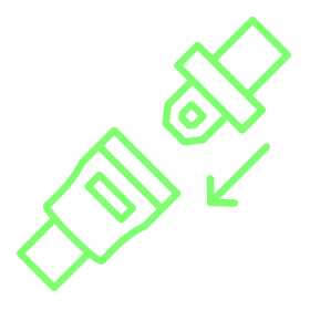 Icon für Sicherheitsrelevante Präzisionsbauteile für kritische Anwendungen