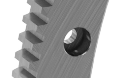Detailaufnahme eines verzahnten Bauteils für die Antriebstechnik
